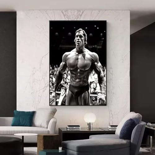 phtnmaihw Leinwandbild, Poster, Bodybuilding, von Arnold Schwarzenegger, 50 x 70 cm, ungerahmt phtnmaihw Leinwandbild, Poster, Bodybuilding, von Arnold Schwarzenegger, 50 x 70 cm, ungerahmt von phtnmaihw