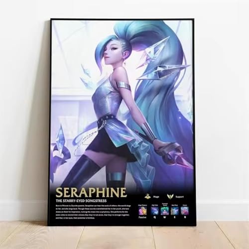 phtnmaihw Leinwandbild, Poster, League of Legends Seraphine, 60 x 90 cm, ungerahmt phtnmaihw Leinwandbild, Poster, League of Legends Seraphine, 60 x 90 cm, ungerahmt von phtnmaihw