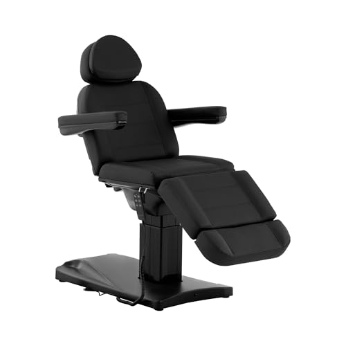 Physa Elektrische Kosmetikliege Rovigo 3 Motoren 300 W 192 x 60 x 70-90,5 cm 150 kg schwarz Behandlungsliege Kosmetikstuhl Therapieliege Massageliege Tattooliege Massagetisch von physa wellness & lifestyle
