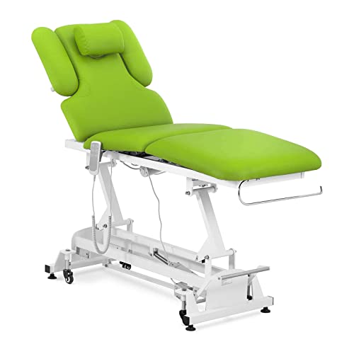 Physa Nantes Light Green_PH Massageliege 3 Motoren 200 kg Hellgrün Massagebank Therapieliege Behandlungsliege von physa wellness & lifestyle