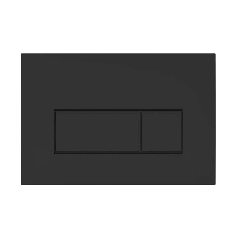 Pianura Betätigungsplatte Duo S EASYPro Schwarz Matt von pianura