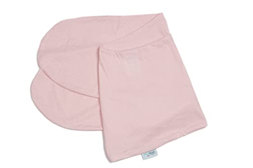 pic Bear Ersatzbezug für Stillkissen - hochwertige anschmiegsame Jersey Baumwolle für Lagerungskissen - Seitenschläferkissen - Classic 190 cm - Spots Flamingo von pic Bear