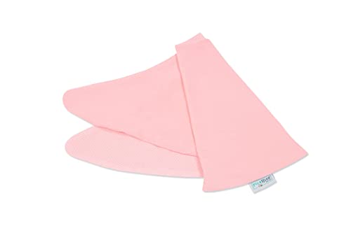 pic Bear Stillmond Ersatzbezug - hochwertige anschmiegsame Jersey Baumwolle für Schmusekissen - Stillkissen - 120 cm - Spots Flamingo - Uni Rosa von pic Bear