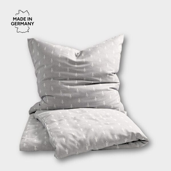 picea (by bleed) Fichtenliebe Bettwäsche-Set Hellgrau von picea (by bleed)