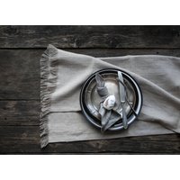 Jute Tischläufer Ostertischläufer Für Ostertischdecken Naturleinen Fransen in Sonderanfertigung von pillowlink
