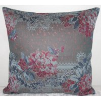 Blumen Dekorative Kissen Abdeckung in 20 "x 20" Rot, Dunkel Blau, Hell Rosa Und Multi Farbe High-End-Gewebte Stoff, Throw Pillow Blumen Dekorative Kissen Abdeckung in 20 "x 20" Rot, Dunkel Blau, Hell Rosa Und Multi Farbe High-End-Gewebte Stoff, Throw Pillow von pillowusa