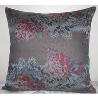 Blumen Dekorative Kissen Abdeckung in 24 "x 24" Rot, Dunkel Blau, Hell Rosa Und Multi Farbe High-End-Gewebte Stoff, Throw Pillow Blumen Dekorative Kissen Abdeckung in 24 "x 24" Rot, Dunkel Blau, Hell Rosa Und Multi Farbe High-End-Gewebte Stoff, Throw Pillow von pillowusa