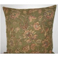 Florales Muster Dekorative Kissen-20 "x 20" Wunderschöne Chenille Und Gewebte Stoff Throw Pillow Plus Gemacht in Den Usa von pillowusa