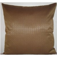 Zick-Zack Muster Dekorative Kissen Decken-18 "x 18" Gougeous Poly-Baumwolle Throw Pillow in Gold Und Bronze Farbe Kopfkissen Abdeckung von pillowusa