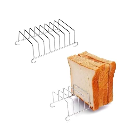 pilyero 2 Stück Toastständer Edelstahl, Brötchenaufsatz für Toaster, Geeignet für gleichmäßiges Erhitzen und Backen von Toastscheiben sowie zur Verwendung mit Einer Heißluftfritteuse pilyero 2 Stück Toastständer Edelstahl, Brötchenaufsatz für Toaster, Geeignet für gleichmäßiges Erhitzen und Backen von Toastscheiben sowie zur Verwendung mit Einer Heißluftfritteuse von pilyero