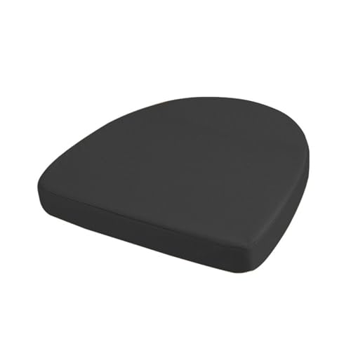 Dickes U-förmiges Sitzkissen für Esszimmerstuhl, für den Außenbereich, dickes U-förmiges Stuhl-Sitzkissen für Garten/Zuhause/Büro/Innenbereich (45 x 45 x 5 cm, Schwarz) von ping bu
