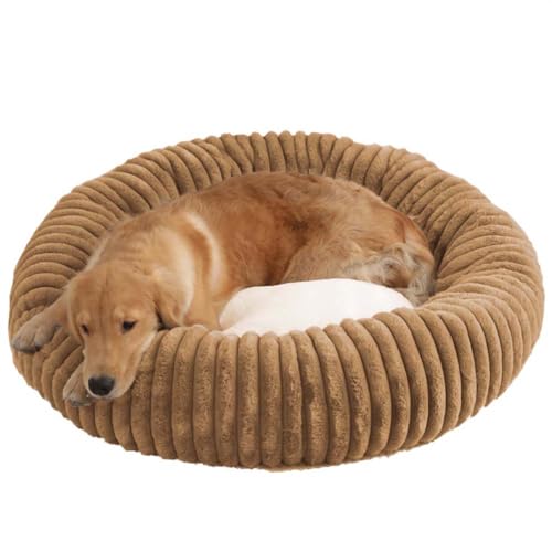 ping bu Calming Donut Hundebett, extra groß, waschbar, Sofakissen, wärmend, Haustierbetten für den Innenbereich, schlafende Hunde, Katzen, rutschfest, D, 70 x 70 cm ping bu Calming Donut Hundebett, extra groß, waschbar, Sofakissen, wärmend, Haustierbetten für den Innenbereich, schlafende Hunde, Katzen, rutschfest, D, 70 x 70 cm von ping bu