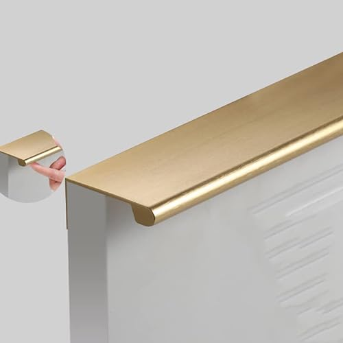 1X Schubladengriffe, Versteckte Möbelgriffe, unsichtbare Griffe für Möbel ? Gold Griffe für Küchenschränke, Schubladen,für Küche/Schlafzimmer/Tür (Length 400mm) von pingping1991