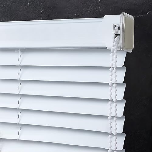 Aluminium Venetian Blind weiß,Fensterjalousie Fenster Rollo Jalousette mit Lamellen für den Innen-Bereich Alu Jalousie,für Zuhause Büro Wohnzimmer (160x230cm(WxH)) von pingping1991