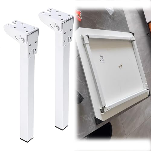Klapptischbeine aus Eisen,2 Stück Möbelstützbeine Klappbare Sofafüße Tischbeine DIY-Möbel Möbelfüße für DIY Campingtischen, Schränken Ersatzbeinen, Couchtisch von pingping1991