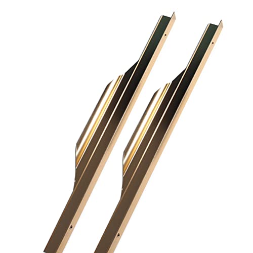 Versteckte Moebelgriffe,Schrankgriffe Pull Flush Griffe Profilgriff unsichtbaren Schubladengriff Handgriff für Schubladen Schrank Rahmen Bücherregale Möbel,2 stk(Color:C,Size:600mm) von pingping1991