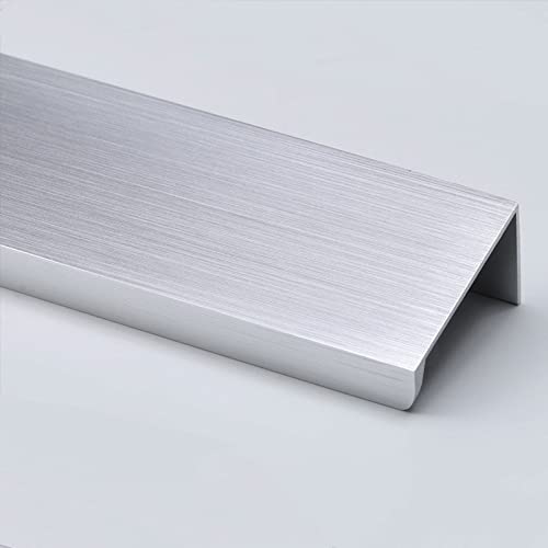 Versteckte Schrankgriffe Möbelgriffe Aluminium,Modernes Geschwungener Türgriff Griffe für Badmöbel für Kleiderschrank Schlafzimmer Küchenschränke(Size:Length 200mm) von pingping1991