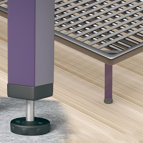 pingping1991 1 Stück Möbelfüße Höhenverstellbar Verstellbare Bettfüße Möbelbeine Einstellbar Bettgestell Stützfüße Schrankfüße Möbelfüsse Ersatzbeine für Schrank Bett Sofas von pingping1991