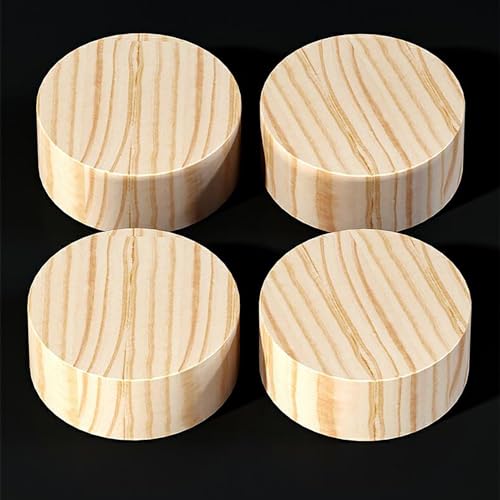 pingping1991 4 STK Möbelerhöher Betterhöhungen Bed Riser Bettbeine Sockelfüße Sofaerhöhungen Holzmöbel Beine für Möbelfüße,für Bett Tischbeine Möbel Sofafuss von pingping1991