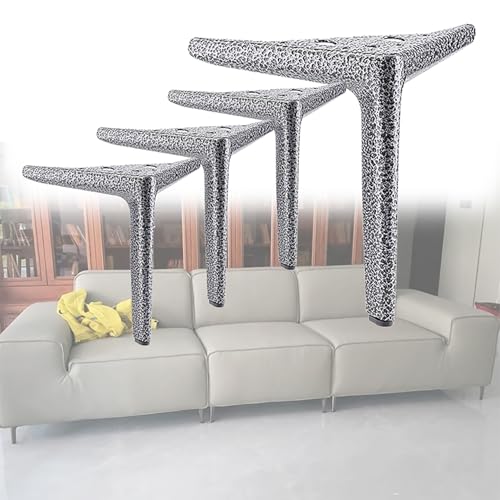 pingping1991 4er Set MöBelfüße Sockelfuß Dreieck Sofafüße Möbelfüsse Schrankbeine für Schrank Sofa Couchtisch Tv-Schrank Und Andere MöBelbeine von pingping1991