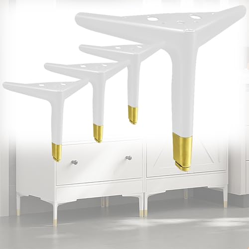 pingping1991 Dreieck MöBelfüße Sockelfuß 4er Set Sofafüße Möbelfüsse Bettrahmen-Stützfüße Schrankbeine Betterhöhungen für Schrank Sofa Couchtisch Tv-Schrank von pingping1991