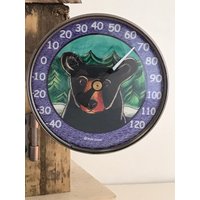 Kupfer-Zifferblatt 4 "Thermometer Mit Bärendesign von pinkcloudgallery