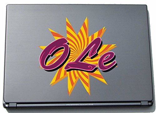 pinkelephant Laptopaufkleber Laptopskin Comic 027 - Lustiges Motiv Ole - 210 x 209 mm Aufkleber von INDIGOS UG