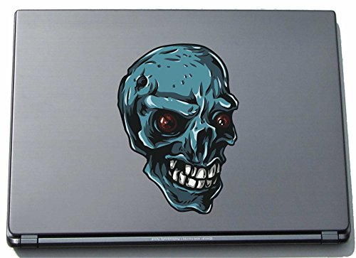 pinkelephant Laptopaufkleber Laptopskin Skull 018 - widerlicher Totenkopf Skull - 150 x 107 mm Aufkleber von INDIGOS UG