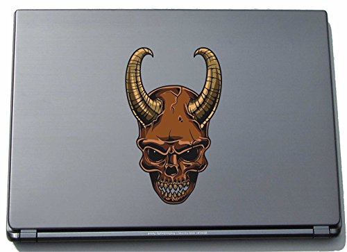 Laptopaufkleber Laptopskin Skull 061 - widerlicher Totenkopf Skull - 150 x 92 mm Aufkleber von INDIGOS UG