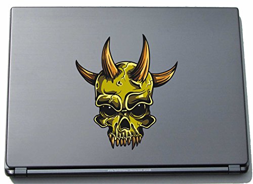 pinkelephant Laptopaufkleber Laptopskin Skull 062 - widerlicher Totenkopf Skull - 210 x 185 mm Aufkleber von INDIGOS UG