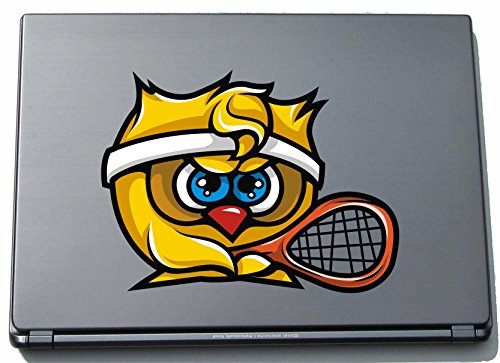 pinkelephant Laptopaufkleber Laptopskin Sport 039 - Wütender Eule - 210 x 280 mm Aufkleber von INDIGOS UG