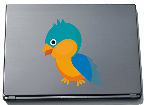 Laptopaufkleber Laptopskin clm038 - Lustige kleine Monster - Lustiges Huhn - 150 x 139 mm Aufkleber von INDIGOS UG