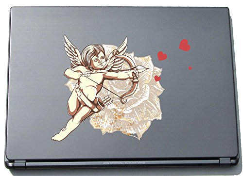 Laptopaufkleber Laptopskin lovely036 - Süße Herzen - Engel - 150 x 197 mm Aufkleber von INDIGOS UG