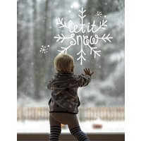 Let It Snow Wandtattoo Let It Snow Wandtattoo von pinknbluebaby