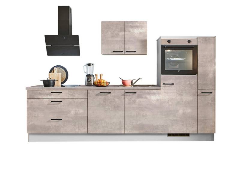 pino Küchenzeile Lund, individuell anpassbar, gratis Küchenplanung mit Profis, (Breite 280cm), vormontiert, wahlw. mit E-Geräten, Preis inkl. Lieferung von pino