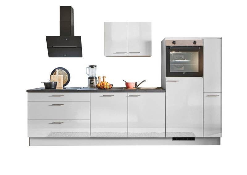 pino Küchenzeile Lund, individuell anpassbar, gratis Küchenplanung mit Profis, (Breite 280cm), vormontiert, wahlw. mit E-Geräten, Preis inkl. Lieferung von pino