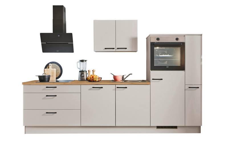 pino Küchenzeile Lund, individuell anpassbar, gratis Küchenplanung mit Profis, (Breite 290cm), vormontiert, wahlw. mit E-Geräten, Preis inkl. Lieferung von pino