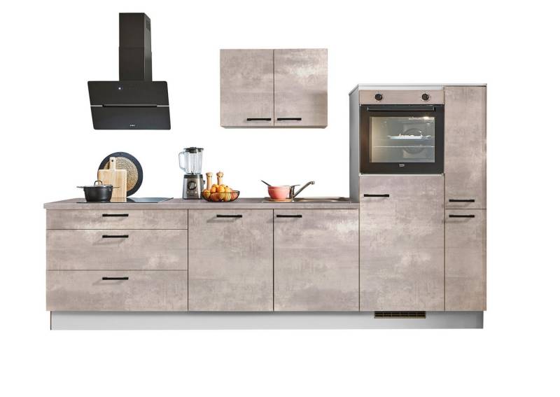 pino Küchenzeile Stockholm, individuell anpassbar, gratis Küchenplanung mit Profis, (Breite 280cm), vormontiert, wahlw. mit E-Geräten, Preis inkl. Lieferung von pino