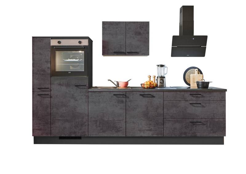 pino Küchenzeile Stockholm, individuell anpassbar, gratis Küchenplanung mit Profis, (Breite 280cm), vormontiert, wahlw. mit E-Geräten, Preis inkl. Lieferung & Montage von pino