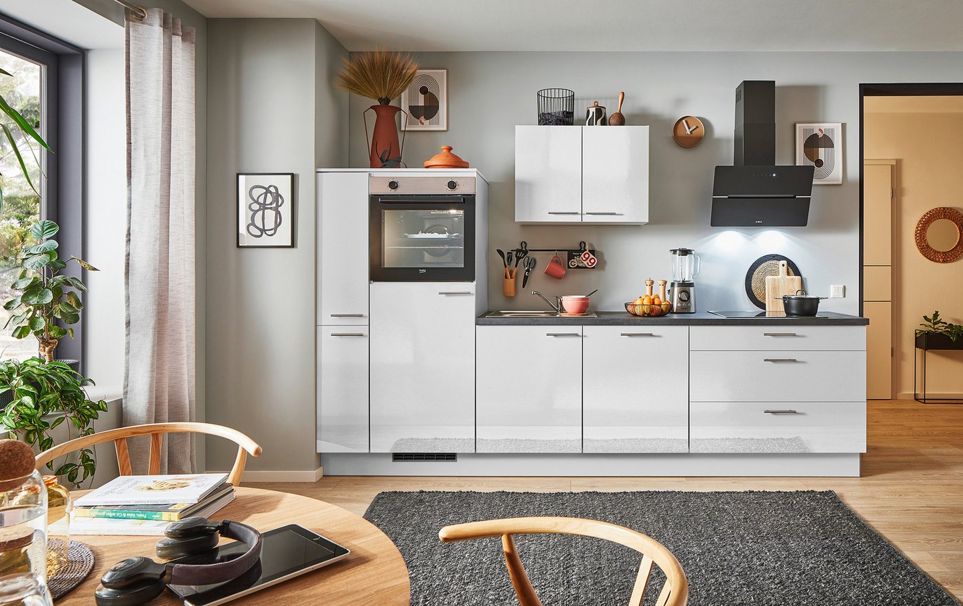 pino Küchenzeile Stockholm, individuell anpassbar, gratis Küchenplanung mit Profis, (Breite 280cm), vormontiert, wahlw. mit E-Geräten, Preis inkl. Lieferung pino Küchenzeile Stockholm, individuell anpassbar, gratis Küchenplanung mit Profis, (Breite 280cm), vormontiert, wahlw. mit E-Geräten, Preis inkl. Lieferung von pino