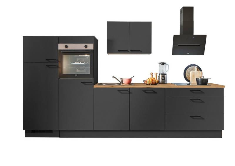 pino Küchenzeile Veas, individuell anpassbar, gratis Küchenplanung mit Profis, (Breite 310cm), vormontiert, wahlw. mit E-Geräten, Preis inkl. Lieferung & Montage von pino