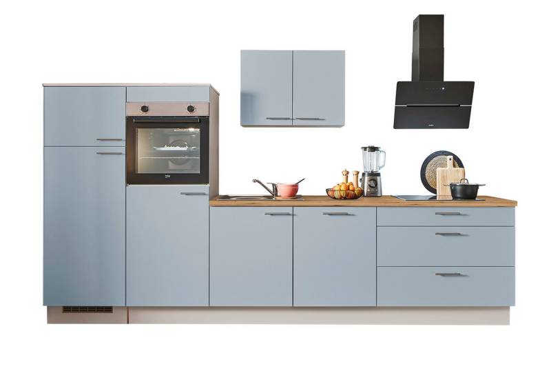 pino Küchenzeile Veas, individuell anpassbar, gratis Küchenplanung mit Profis, (Breite 310cm), vormontiert, wahlw. mit E-Geräten, Preis inkl. Lieferung von pino