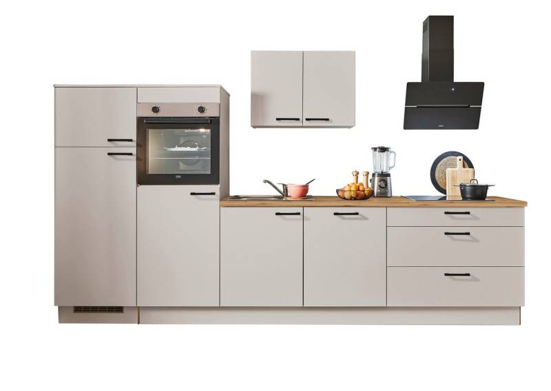 pino Küchenzeile Veas, individuell anpassbar, gratis Küchenplanung mit Profis, (Breite 310cm), vormontiert, wahlw. mit E-Geräten, Preis inkl. Lieferung & Montage von pino