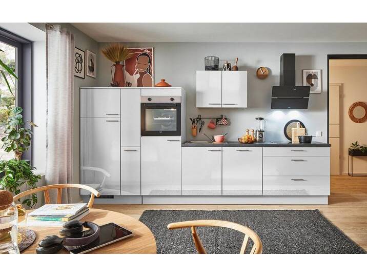 pino Küchenzeile Warde, individuell anpassbar, gratis Küchenplanung mit Profis, (Breite 340cm), vormontiert, wahlw. mit E-Geräten, Preis inkl. Lieferung von pino