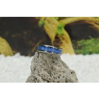 Tierfell Ring Supernova Eco-Glitter Wolfram Band von pinpointgem