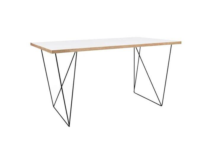 TEMAHOME Flow Schreibtisch 140x75x75cm Weiß von piolo
