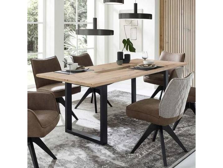 Wohnconcept Fresno Esstisch 180x100cm Kufe Natur von piolo