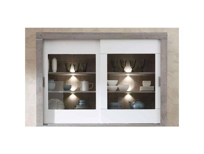 Wohnconcept Granada Buffet-Aufsatz mit Beleuchtung 156x37x110cm Natur von piolo