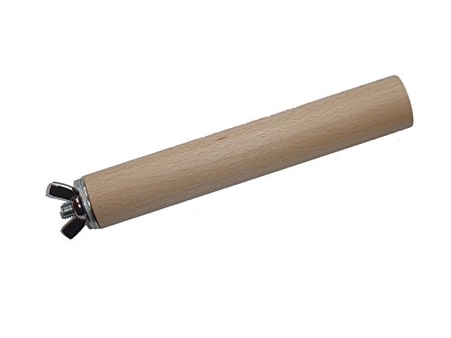 pipano 2 x Sitzstange 10 bis 25 cm lang, Durchmesser 25 mm, Holz, Vogelstange, Klein Papagei (10 cm lang) von pipano