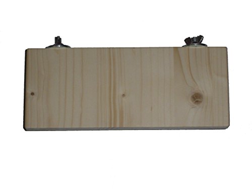 pipano Sitzbrett 30 x 10 cm, Schlafplatz, Kanarienvogel Wellensittich Nymphensittich, SB3010 von pipano